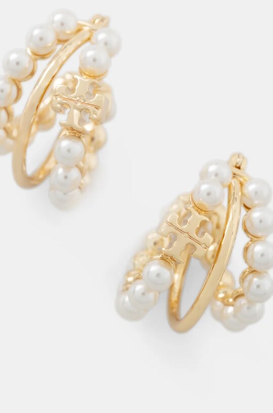 Сережки Tory Burch Kira Multi Hoop Pearl 167337.137 золотий SS25