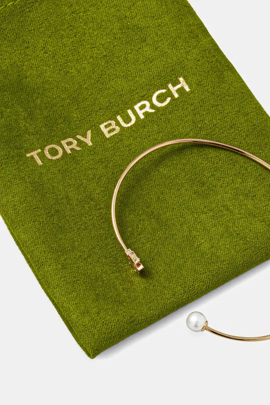 Αξεσουάρ Βραχιόλι Tory Burch Kira Pearl Cuff 157968.700 χρυσαφί