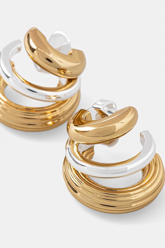 Аксесуари Сережки Tory Burch Triple Hoop 164607.700 золотий