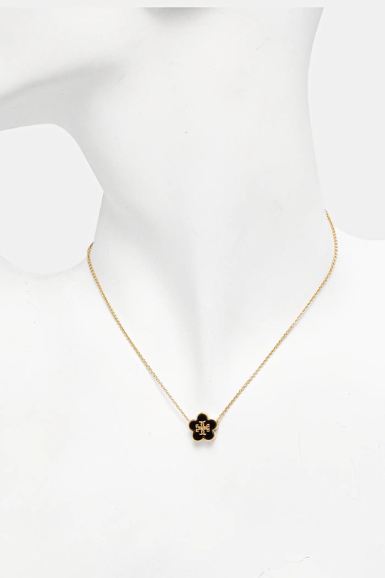 Позолоченное колье Tory Burch Kira Enamel Flower 147287.720 золотой SS25