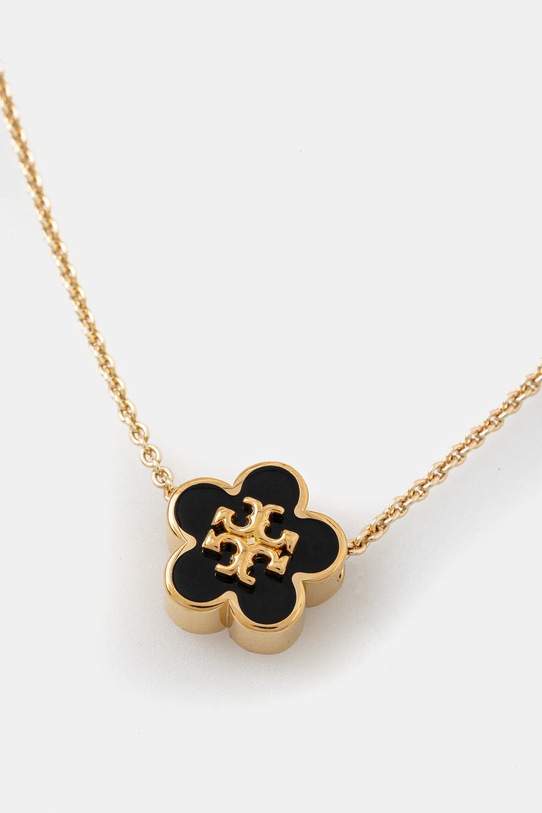 Аксессуары Позолоченное колье Tory Burch Kira Enamel Flower 147287.720 золотой
