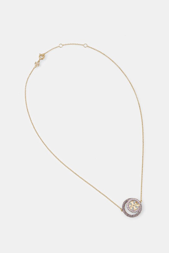 Tory Burch colier placat cu aur Miller Pave aur 157225.400