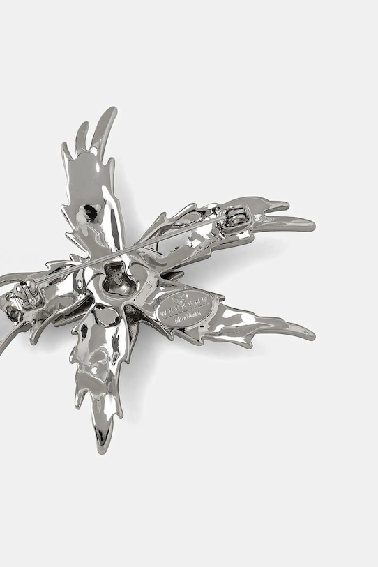 Weekend Max Mara broszka 2515751144600 srebrny SS25