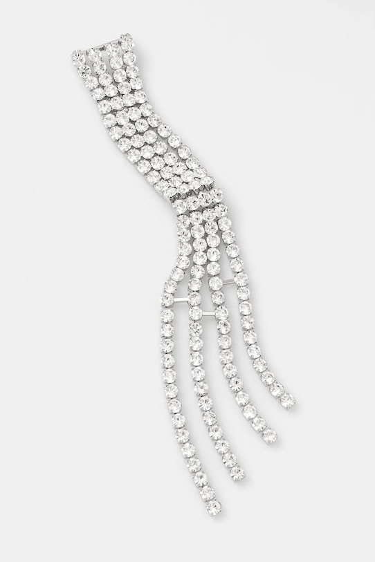 Weekend Max Mara brosa argintiu 2515751144600