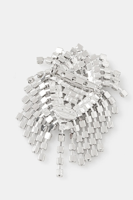 Weekend Max Mara broszka 2515751144600 srebrny SS25