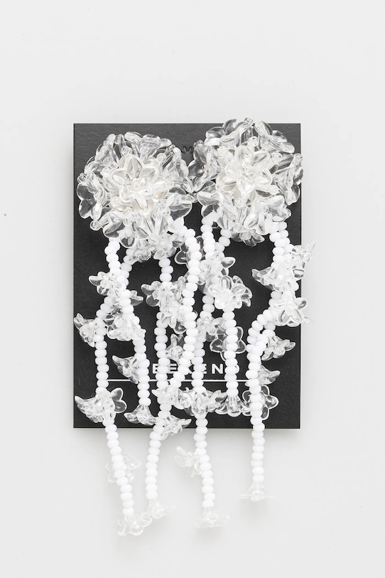 Naušnice na klipse Weekend Max Mara 2515751035600 bijela SS25