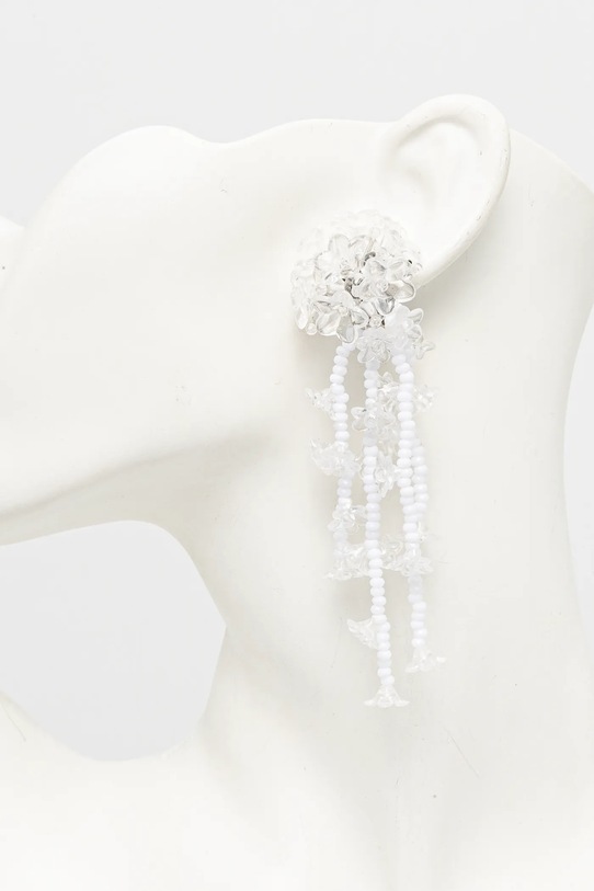 Naušnice na klipse Weekend Max Mara bijela 2515751035600