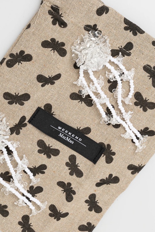 Naušnice na klipse Weekend Max Mara 2515751035600 bijela