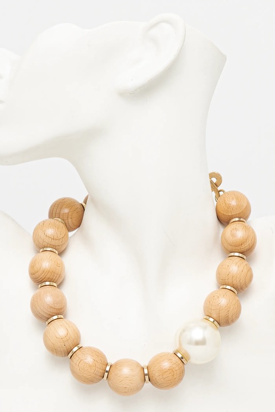 Akcesoria Weekend Max Mara naszyjnik 2515751045600 beżowy