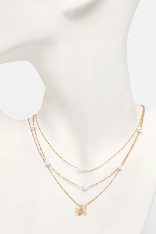 Akcesoria Aldo naszyjnik ANNPEARL 3-pack ANNPEARL.102 złoty