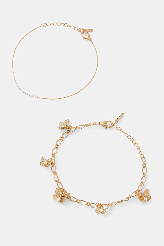 Narukvica za gležanj Aldo KINABELLA 2-pack zlatna KINABELLA.102