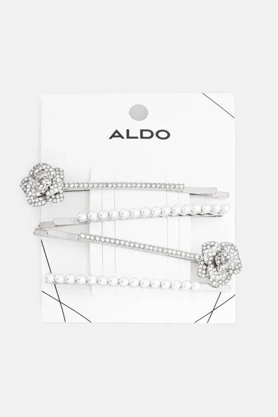 Аксесуари Шпилька для волосся Aldo SUNNIVIA 4-pack SUNNIVIA.973 срібний