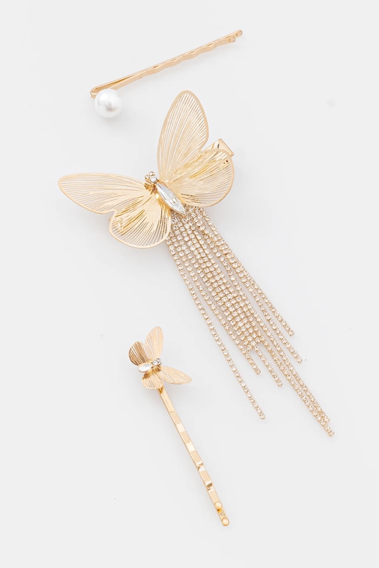 Aldo spinki do włosów ELODY 3-pack złoty ELODY.972