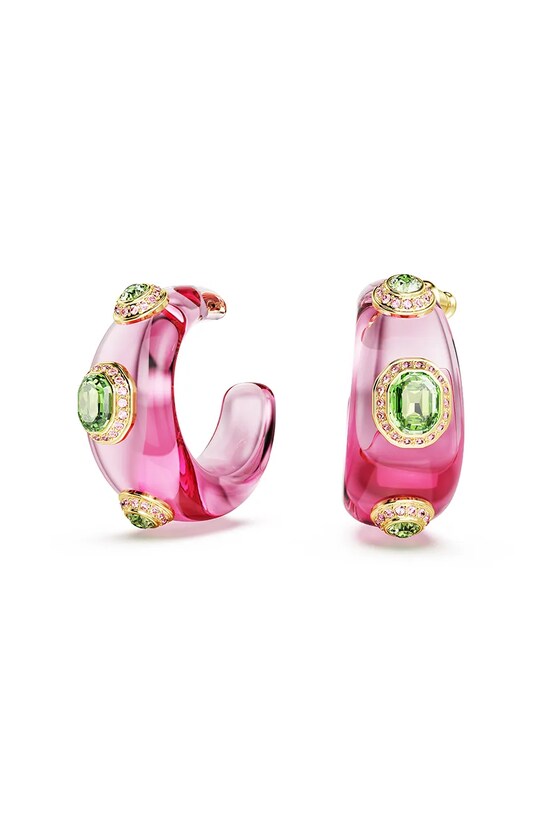 Uhani Swarovski DULCIS Swarovski kristal roza 5719112