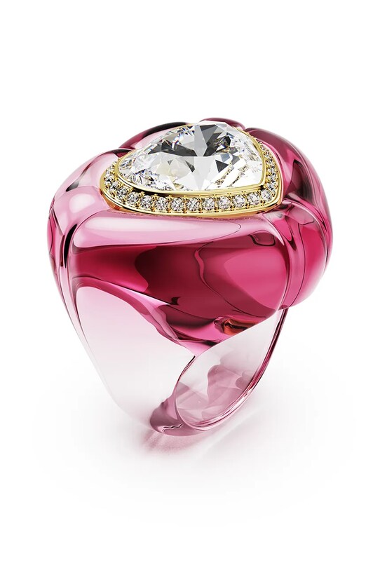 Prstýnek Swarovski DULCIS 5709994 růžová SS25