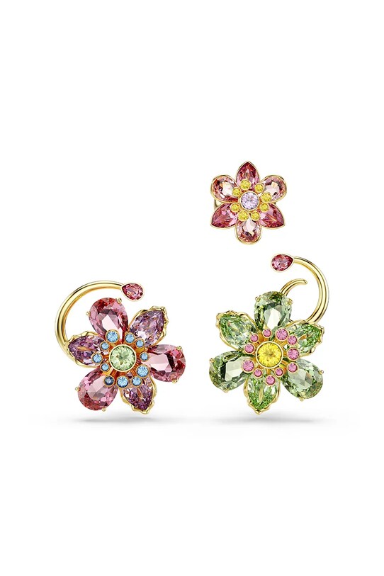 Swarovski kolczyki i nausznica IDYLLIA 3-pack kryształ Swarovskiego multicolor 5709026