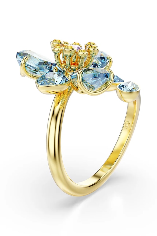 Перстень Swarovski IDYLLIA 5721585 блакитний SS25