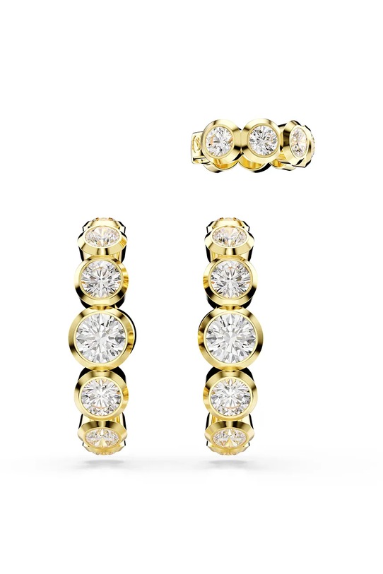 Pár náušnic a náušnice Swarovski IMBER 3-pack 5711482 zlatá SS25