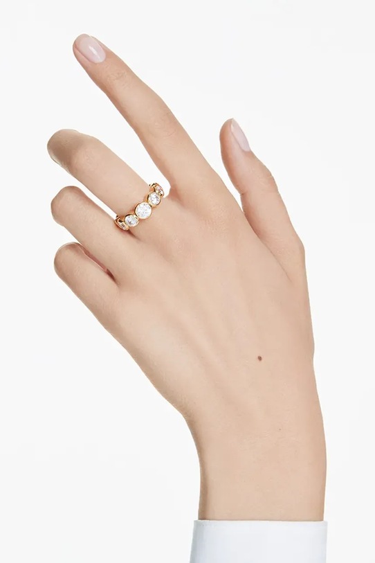 Swarovski pierścionek IMBER 5705475 złoty