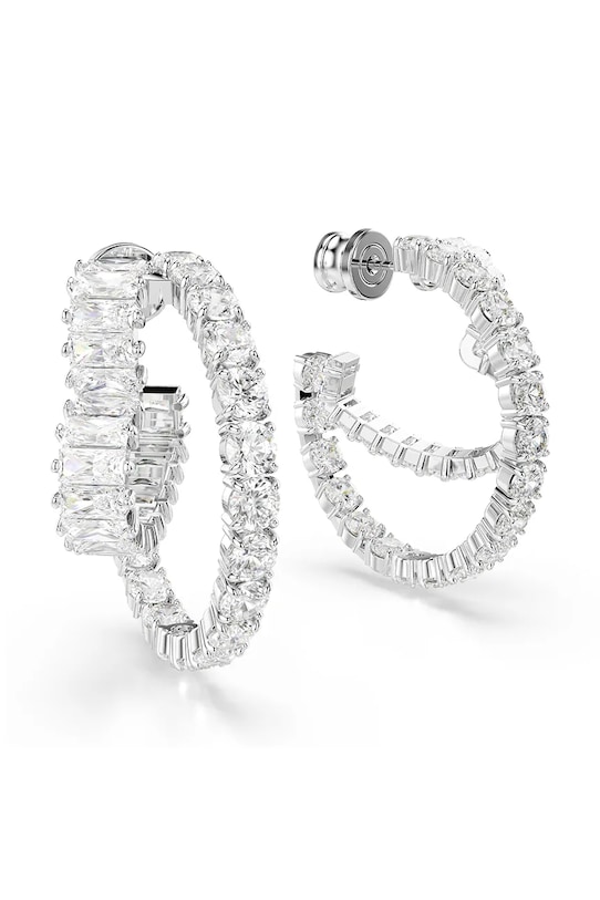 Accesorii Swarovski cercei MATRIX 5705748 argintiu