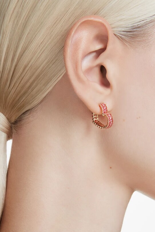 Сережки Swarovski MATRIX 5706340 розовый
