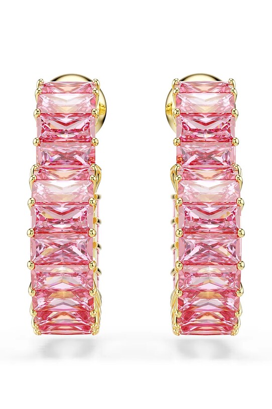 Сережки Swarovski MATRIX 5706340 розовый SS25