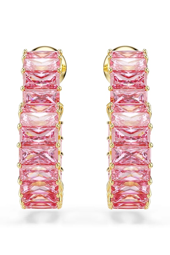 Swarovski kolczyki MATRIX 5706340 różowy SS25
