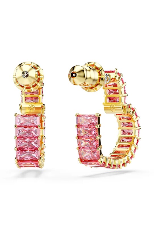 Сережки Swarovski MATRIX розовый 5706340