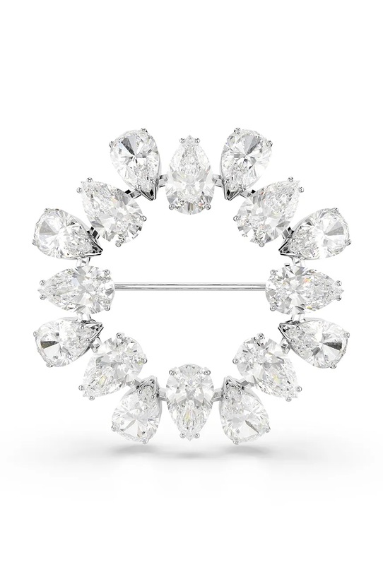 Swarovski brosa MATRIX Cristal Swarovski argintiu 5714646