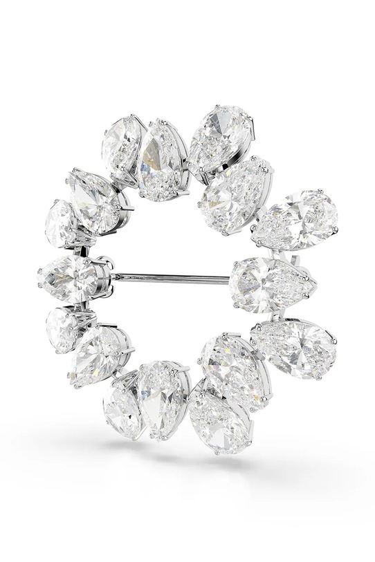 Swarovski brosa MATRIX 5714646 argintiu SS25