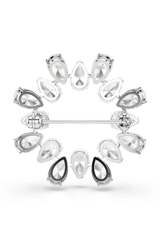 Swarovski brosa MATRIX argintiu 5714646