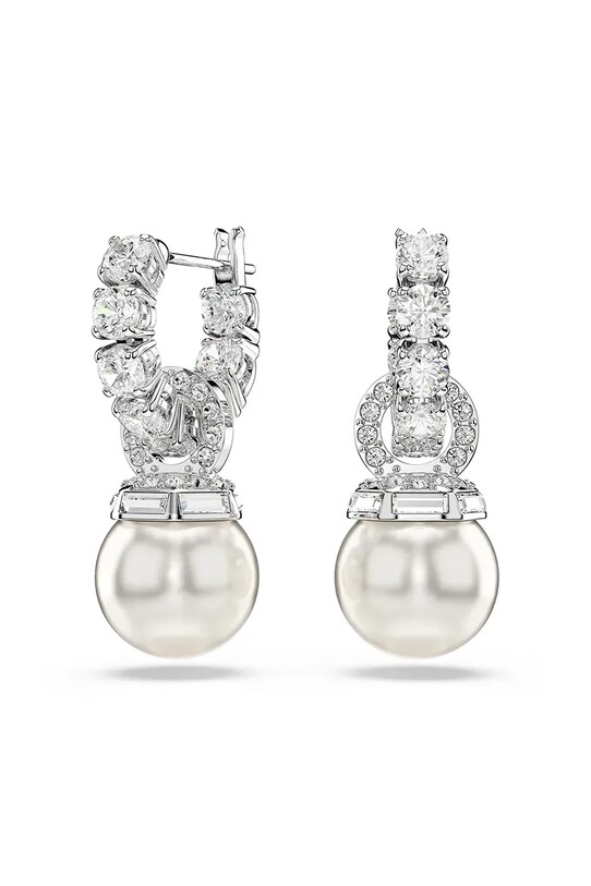 Swarovski σκουλαρίκια MATRIX κρύσταλλο Swarovski ασημί 5691716