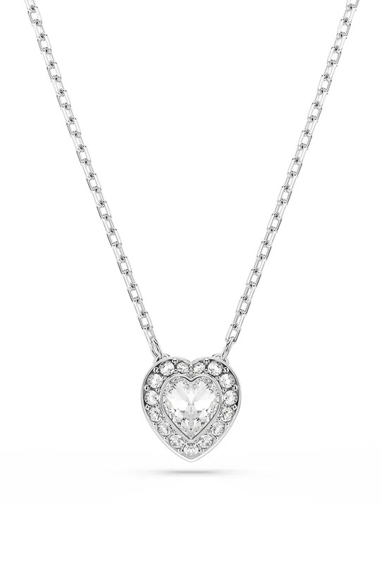 Κολιέ και σκουλαρίκια Swarovski Ariana Grande x Swarovski ασημί 5720849
