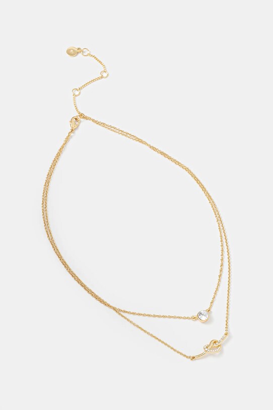 Цепочка Dkny циркон золотой 04N00308