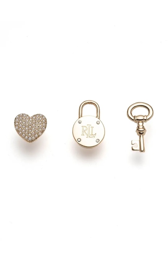 Odznaky Lauren Ralph Lauren 3-pak zlatá 14P00006