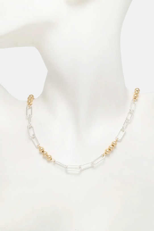 Accesorii Lauren Ralph Lauren colier 14N00588 argintiu