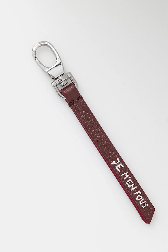 Шкіряний брелок ZADIG&VOLTAIRE бордо LWSG01288.24W.614