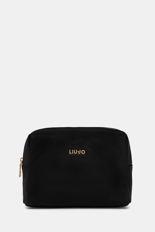 Kozmetická taška Liu Jo Planet friendly čierna AA5248.T4559