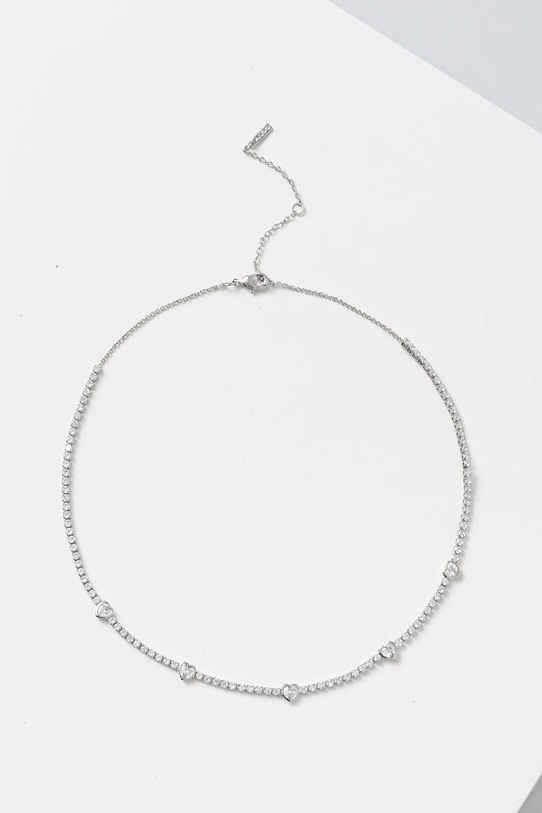 Náhrdelník Aldo SWEETHEARTS zirkonie stříbrná SWEETHEARTS.973