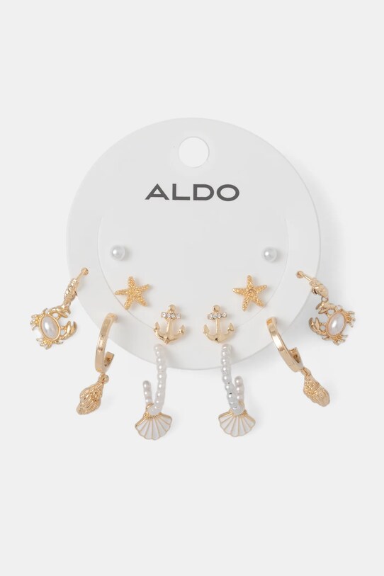 Aldo kolczyki MYANCHOR 6-pack 6-pack złoty MYANCHOR.972