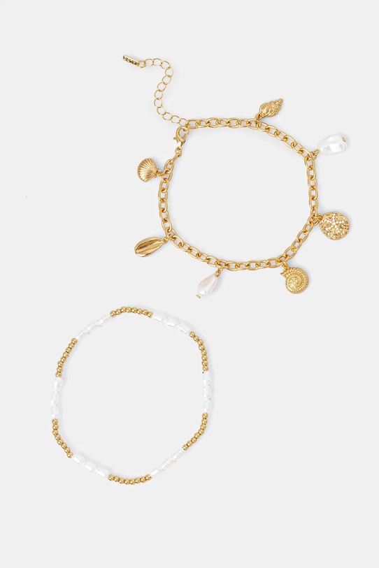 Браслет на ногу Aldo OCEANICS 2 шт 2 шт золотой OCEANICS.102