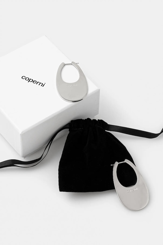 Сережки Coperni Large Swipe срібний COPBI01725