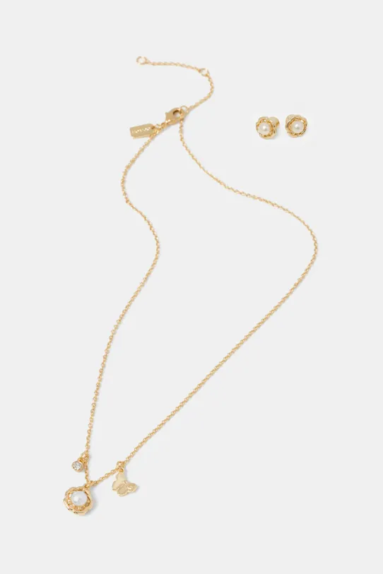 Coach komplet złoty 37517794GLD107