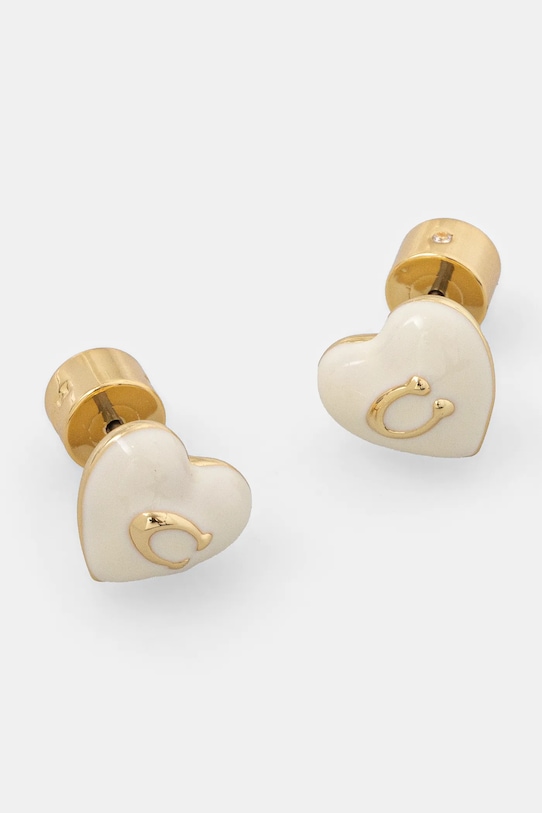 Сережки Coach бежевий 37518594GLD100