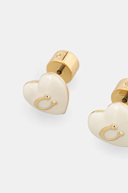 Сережки Coach 37518594GLD100 бежевий SS25