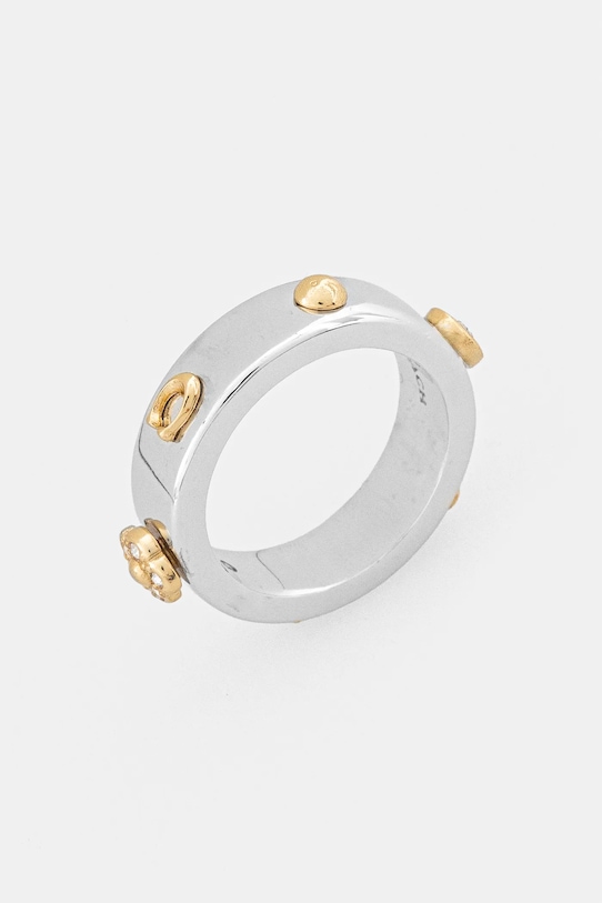 Coach inel 37517780TWO975 argintiu SS25