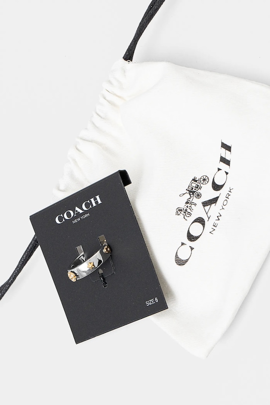 Accesorii Coach inel 37517780TWO975 argintiu