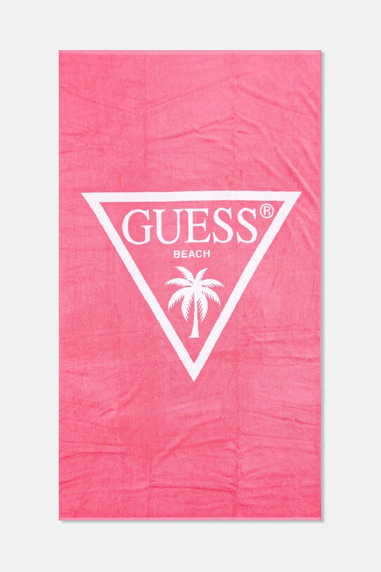 Guess ręcznik bawełniany różowy E5GZ14.SG00P
