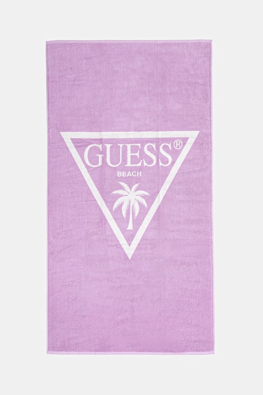 Bombažna brisača Guess vijolična E5GZ14.SG00P