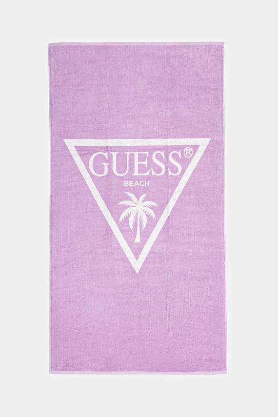 Bombažna brisača Guess vijolična E5GZ14.SG00P